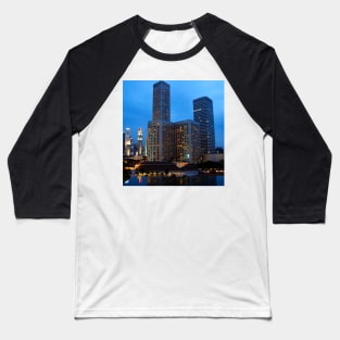 Evening in the City Baseball T-Shirt